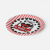 第4ボーリングスポーツ誕生日紙プレート ペーパープレート (アングル)