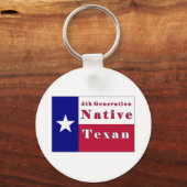 第4世代先住民テシャン国旗 キーホルダー (正面)