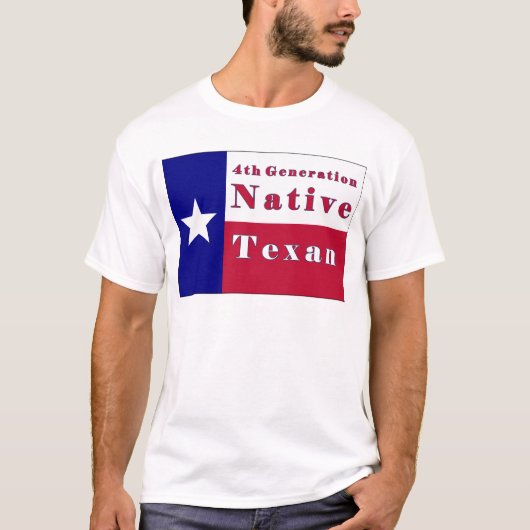 第4世代先住民テシャン国旗 Tシャツ (正面)