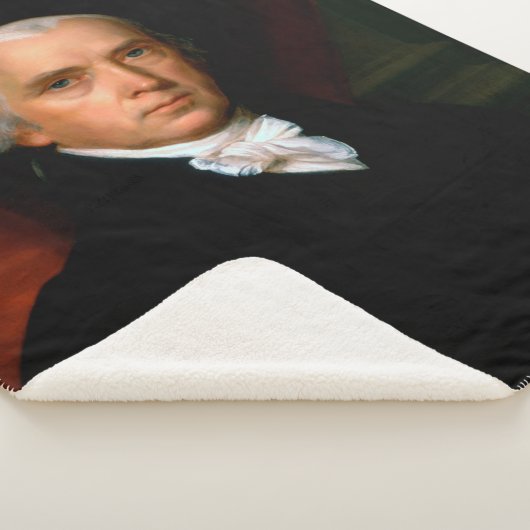 第4代大統領ジェームズ・マディソン：コロニアルアメリカ シェルパブランケット (3/4)