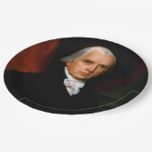 第4代大統領ジェームズ・マディソン：コロニアルアメリカ ペーパープレート (アングル)