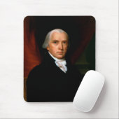 第4代大統領ジェームズ・マディソン：コロニアルアメリカ マウスパッド (マウス)