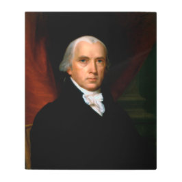 第4代大統領ジェームズ・マディソン：コロニアルアメリカ メタルプリント