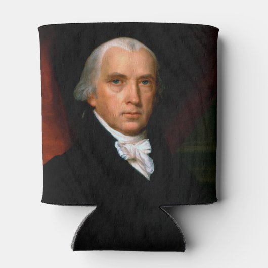 第4代大統領ジェームズ・マディソン：コロニアルアメリカ 缶クーラー (裏面)