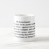 第4修正のコーヒー・マグ コーヒーマグカップ (中央)