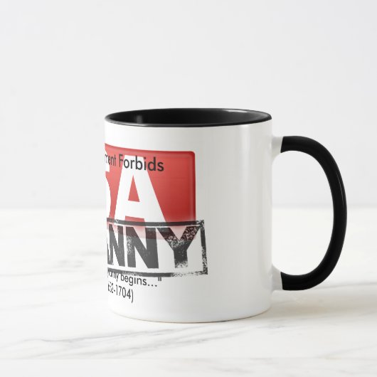 第4修正はTSAの専制政治のマグを禁止します マグカップ (右)