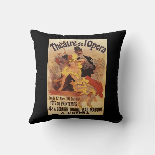 第4劇場de l'Operaの仮装舞踏会 クッション (裏面)