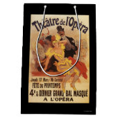 第4劇場de l'Operaの仮装舞踏会 ミディアムペーパーバッグ (裏面)