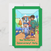 第4回がん周年記念パーティの招待状 招待状 (正面)