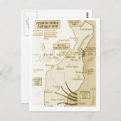 第4回イプレスの戦い（1918年） ポストカード (正面/裏面)