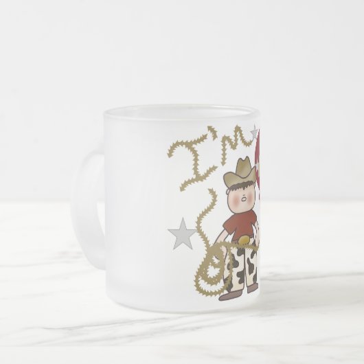 第4回カウボーイ誕生日Tシャツ&ギフト フロストグラスマグカップ (正面左)