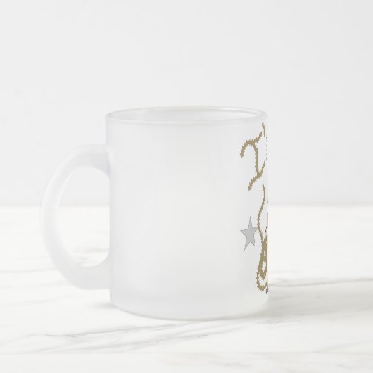 第4回カウボーイ誕生日Tシャツ&ギフト フロストグラスマグカップ (左)