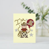 第4回カウボーイ誕生日Tシャツ&ギフト ポストカード (スタンド正面)