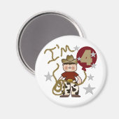 第4回カウボーイ誕生日Tシャツ&ギフト マグネット (正面/裏面)