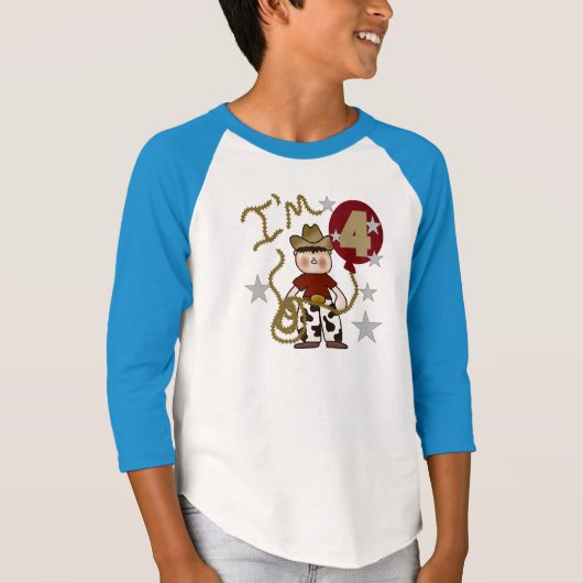 第4回カウボーイ誕生日Tシャツ&ギフト Tシャツ (正面)