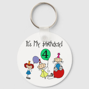 第4回スティックキッズパーティー誕生日Tシャツとギフト キーホルダー