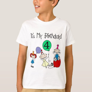 第4回スティックキッズパーティー誕生日Tシャツとギフト Tシャツ