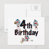 第4回ソックサル野球誕生日 ポストカード (正面/裏面)