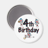 第4回ソックサル野球誕生日 マグネット (正面/裏面)
