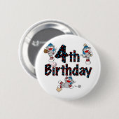 第4回ソックサル野球誕生日 缶バッジ (正面&裏面)