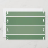 第4回バースデーサッカー誕生日パーティーへの招待 招待状 (裏面)