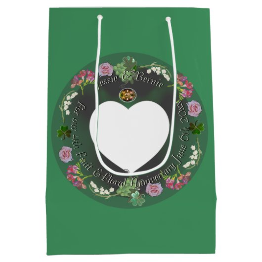 第4回フルーツ&フローラ記念日+フォト抱き枕 ミディアムペーパーバッグ (裏面)