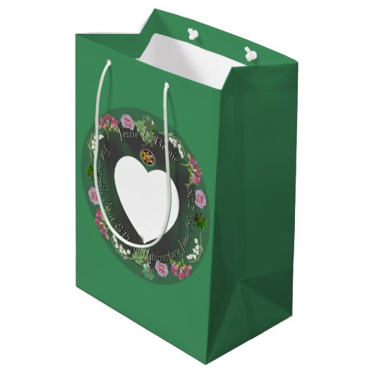 第4回フルーツ&フローラ記念日+フォト抱き枕 ミディアムペーパーバッグ (裏面アングル)