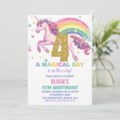 第4回ユニコーン誕生日招待状 招待状 (スタンド正面)