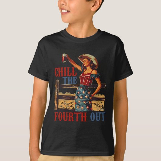 第4回レトロ第4回7月の愛国女性1 Tシャツ (正面)