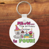 第4回子猫誕生日Tシャツとギフト キーホルダー (正面)