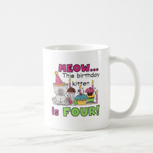 第4回子猫誕生日Tシャツとギフト コーヒーマグカップ