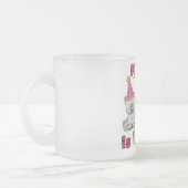 第4回子猫誕生日Tシャツとギフト フロストグラスマグカップ (左)