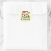 第4回子猫誕生日Tシャツとギフト ラウンドシール (バッグ)