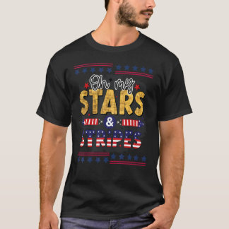 第4回独立米国国旗の日2022年7月4日愛国心 Tシャツ