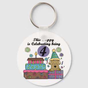 第4回誕生日パピーTシャツとギフト キーホルダー