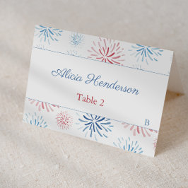 第4回7月の花火赤白青座席表 テーブルナンバー