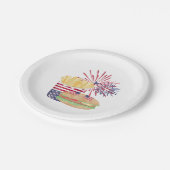 第4回7月花火愛国星団ストライプパーティー ペーパープレート (アングル)
