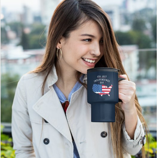 第4回7月 – 独立記念日デザイン トラベルマグ