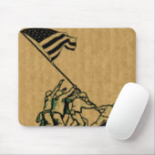 第4回7月Iwo Jima God Bless America Mouse pad マウスパッド (マウス)