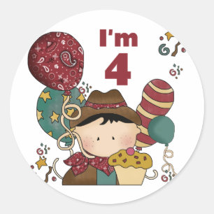 第4回Birthday Cowboy Tシャツ&ギフト ラウンドシール