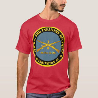 第4大隊第3歩兵連隊 ワシントンDC オールド Tシャツ