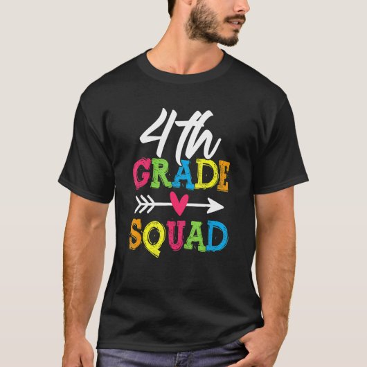 第4学年分隊先生4期生チーム戻るT Tシャツ (正面)