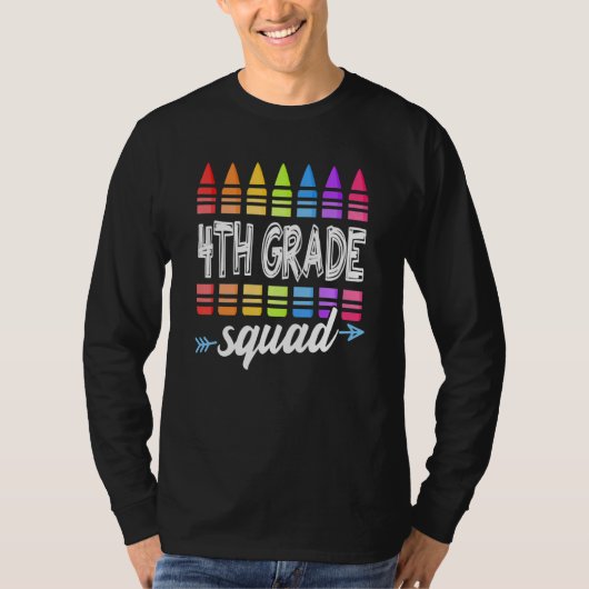 第4学年分隊新学期先生学生フォー Tシャツ (正面)