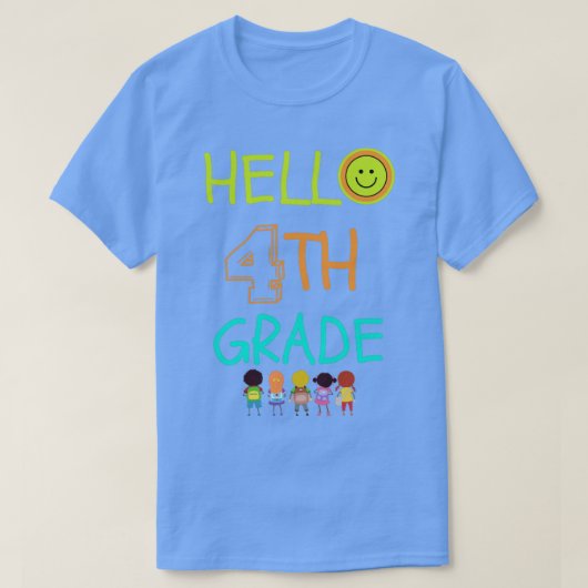 第4学年1日目こんにちは Tシャツ (デザイン正面)