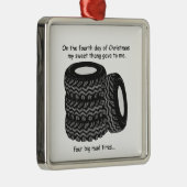 第4日のレッドネックのクリスマス メタルオーナメント (右)