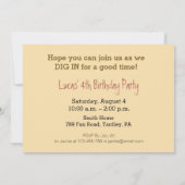 第4期バースデートラックパーティの招待状 招待状 (裏面)