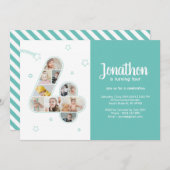 第4期パーティー第4カスタム期フォトコラージュ 招待状 (正面/裏面)