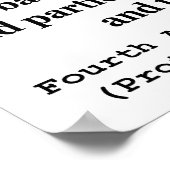 第4条憲法の統一された州改正 ポスター (角)