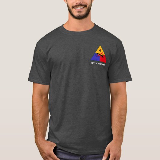 第4機甲師団のティー Tシャツ (正面)