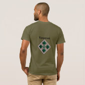 第4歩兵フォートカーソン退役軍人隊 Tシャツ (裏面フル)